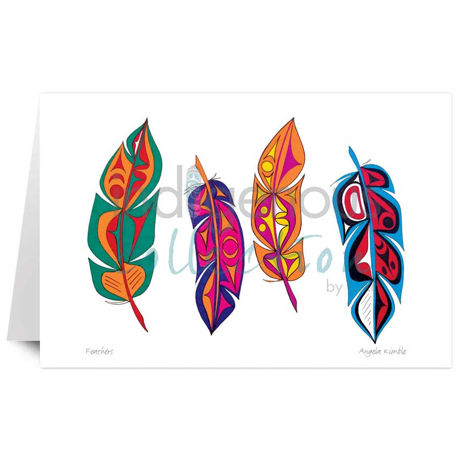 Feathers by artist Angela Kimble