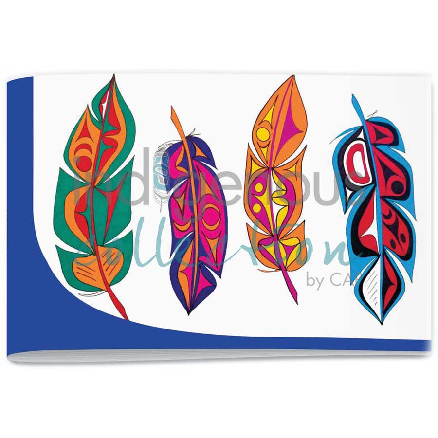Feathers Signature Notebook by artist Angela Kimble
