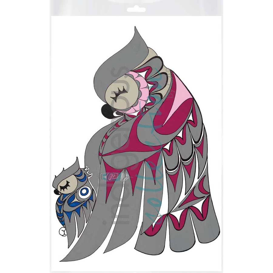 Mother & Baby by artist Angela Kimble - Coast Salish/Nuu-Chah-Nulth. Indigenous Collection