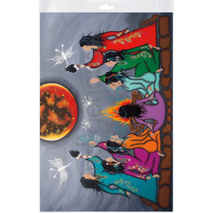 Ap nmultoqsi’p - We will see you again by artist Tracey Metallic - Mi'gmaq. Indigenous Collection