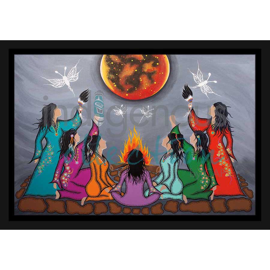 Ap nmultoqsi’p - We will see you again by artist Tracey Metallic - Mi'gmaq. Indigenous Collection