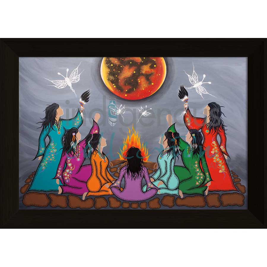 Ap nmultoqsi’p - We will see you again by artist Tracey Metallic - Mi'gmaq. Indigenous Collection