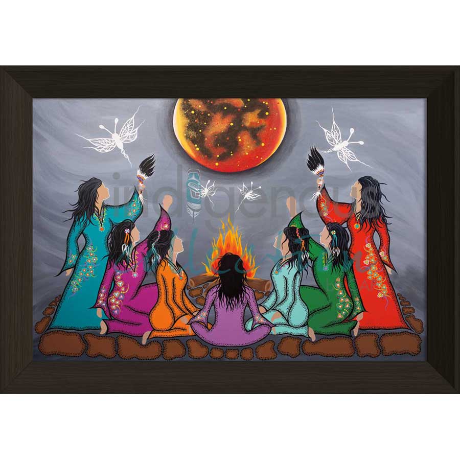 Ap nmultoqsi’p - We will see you again by artist Tracey Metallic - Mi'gmaq. Indigenous Collection