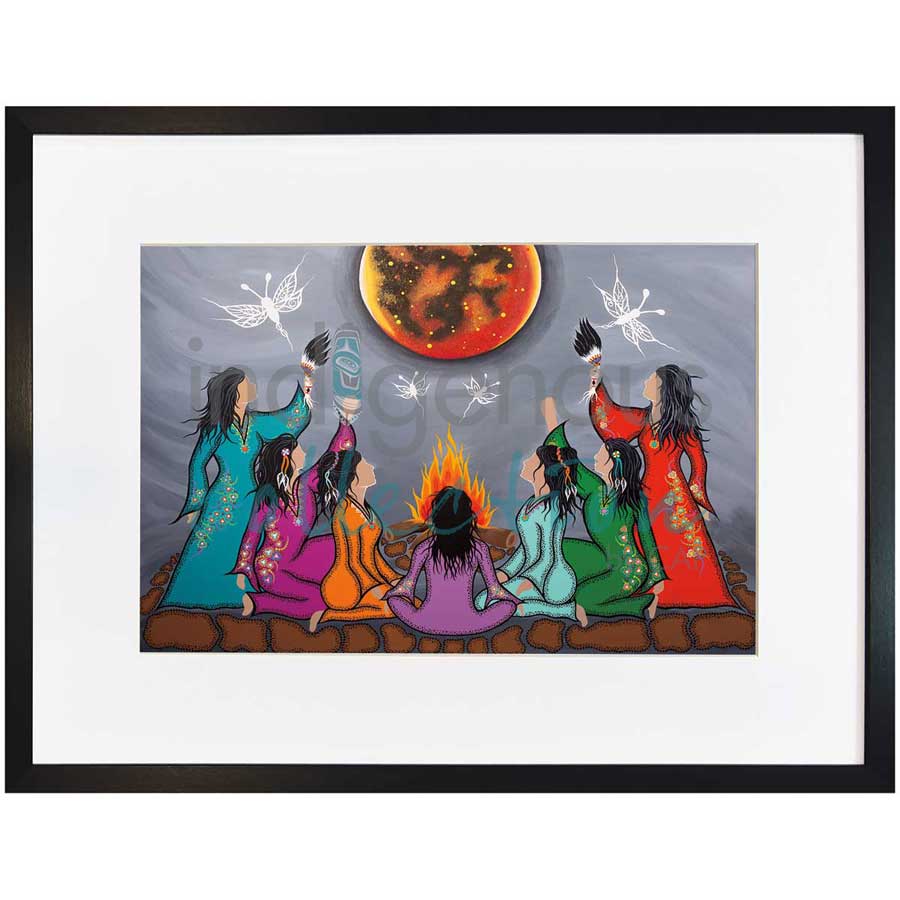 Ap nmultoqsi’p - We will see you again by artist Tracey Metallic - Mi'gmaq. Indigenous Collection