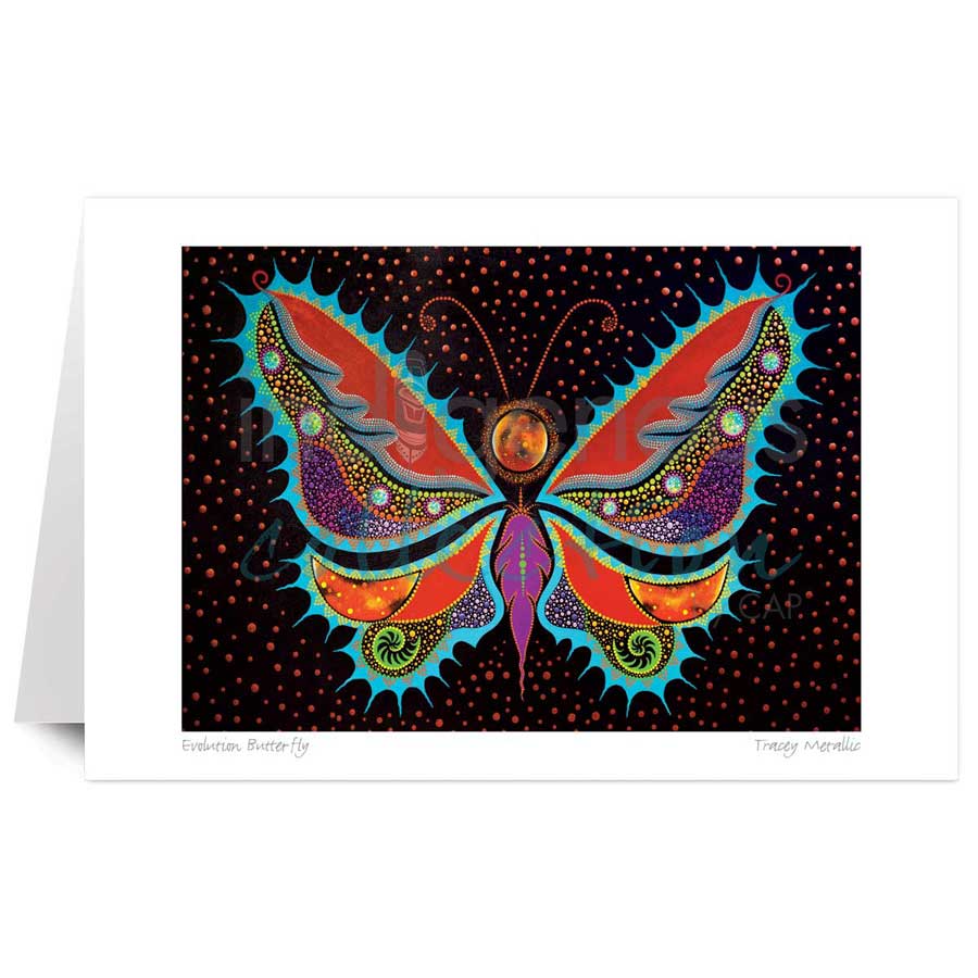 Evolution Butterfly by artist Tracey Metallic