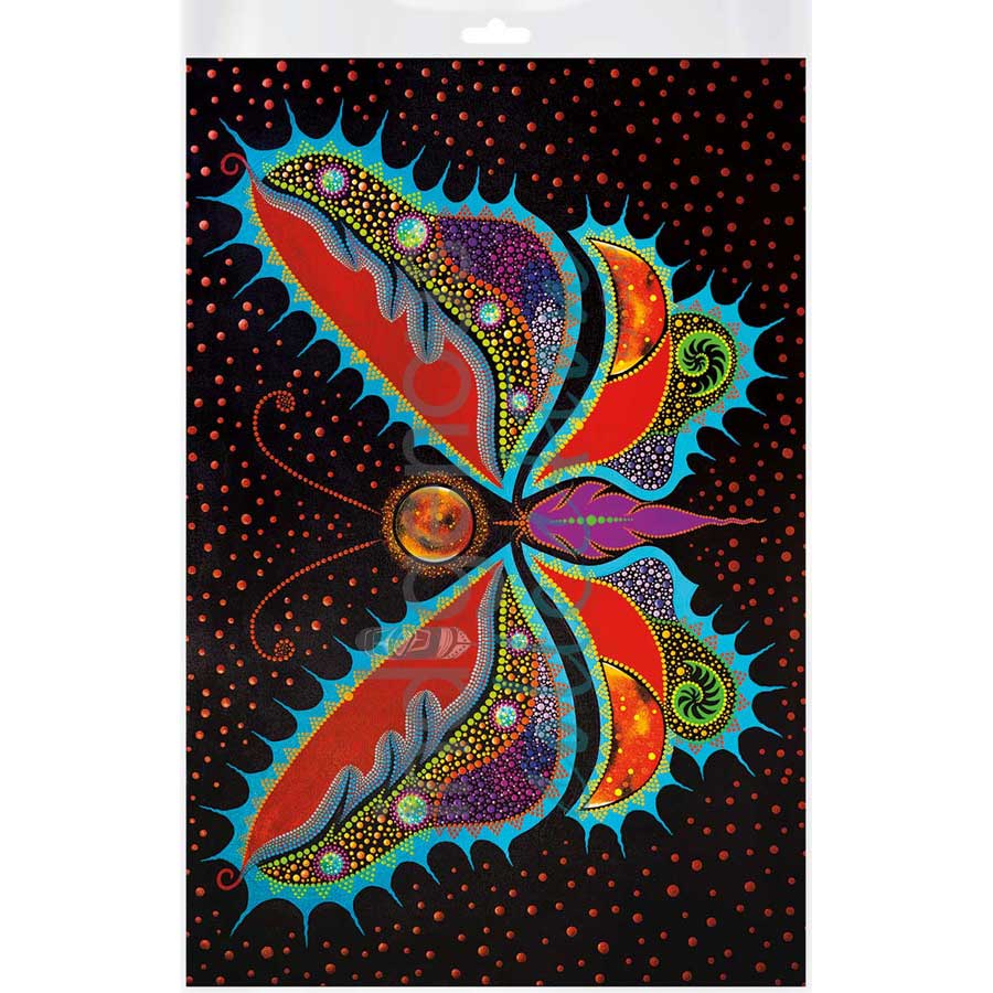 Evolution Butterfly by artist Tracey Metallic - Mi'gmaq. Indigenous Collection