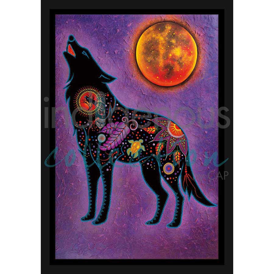 Fire Within by artist Tracey Metallic - Mi'gmaq. Indigenous Collection