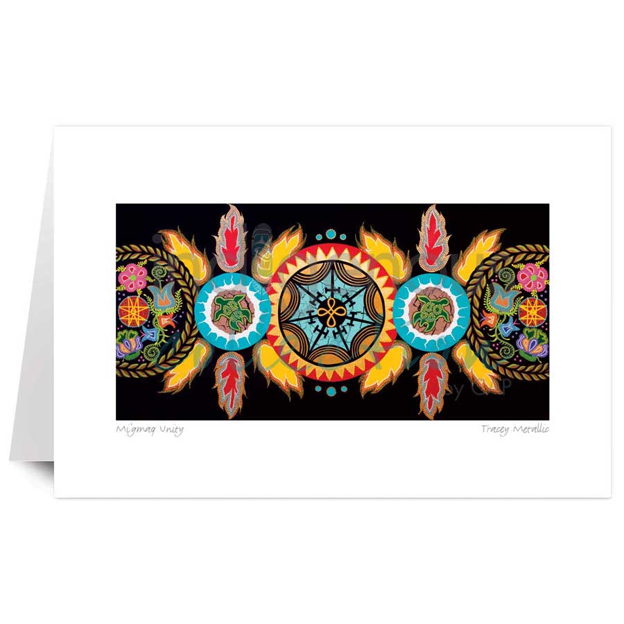 Mi'gmaq Unity by artist Tracey Metallic