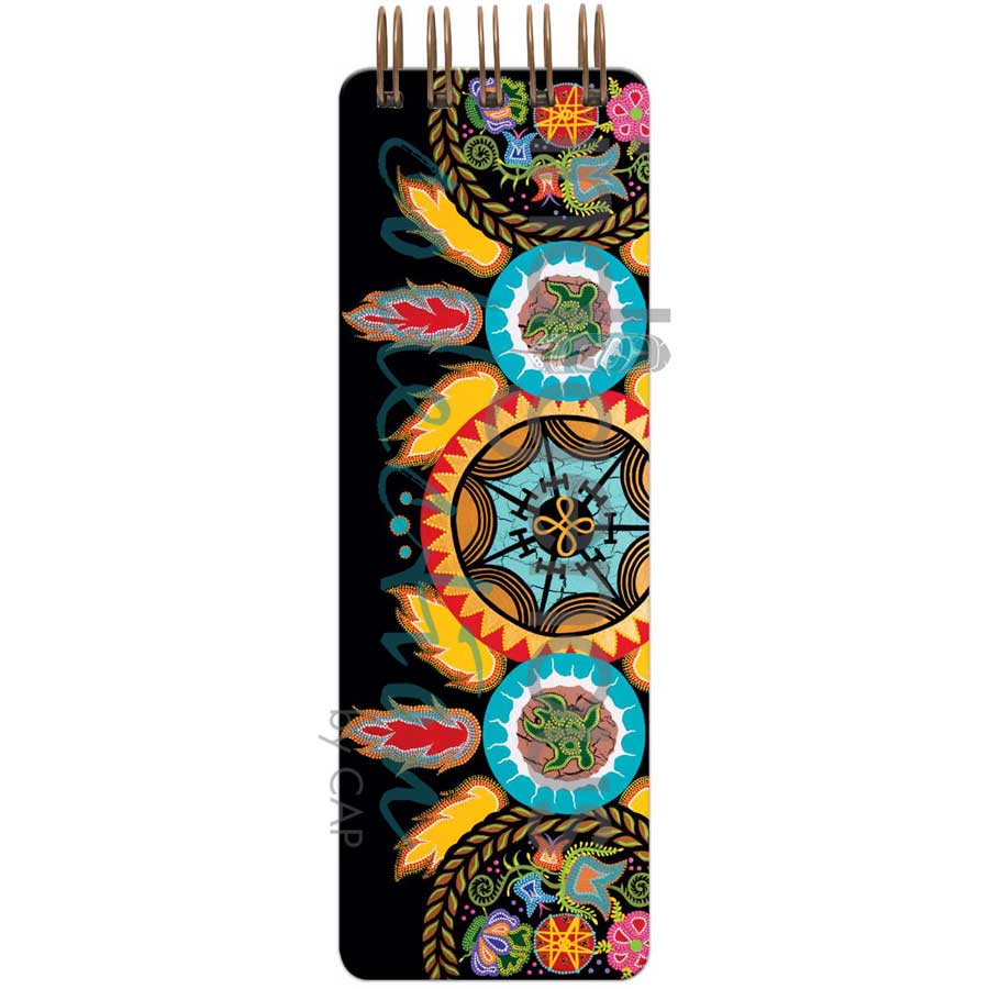 Mi'gmaq Unity Notepad by artist Tracey Metallic. Indigenous Collection.