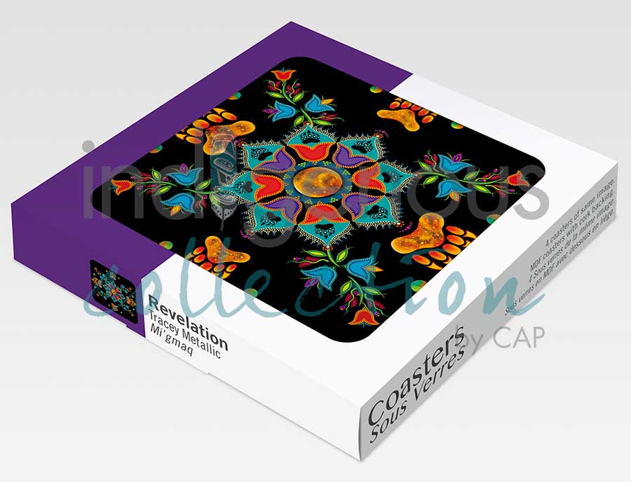 Revelation Coaster by artist Tracey Metallic