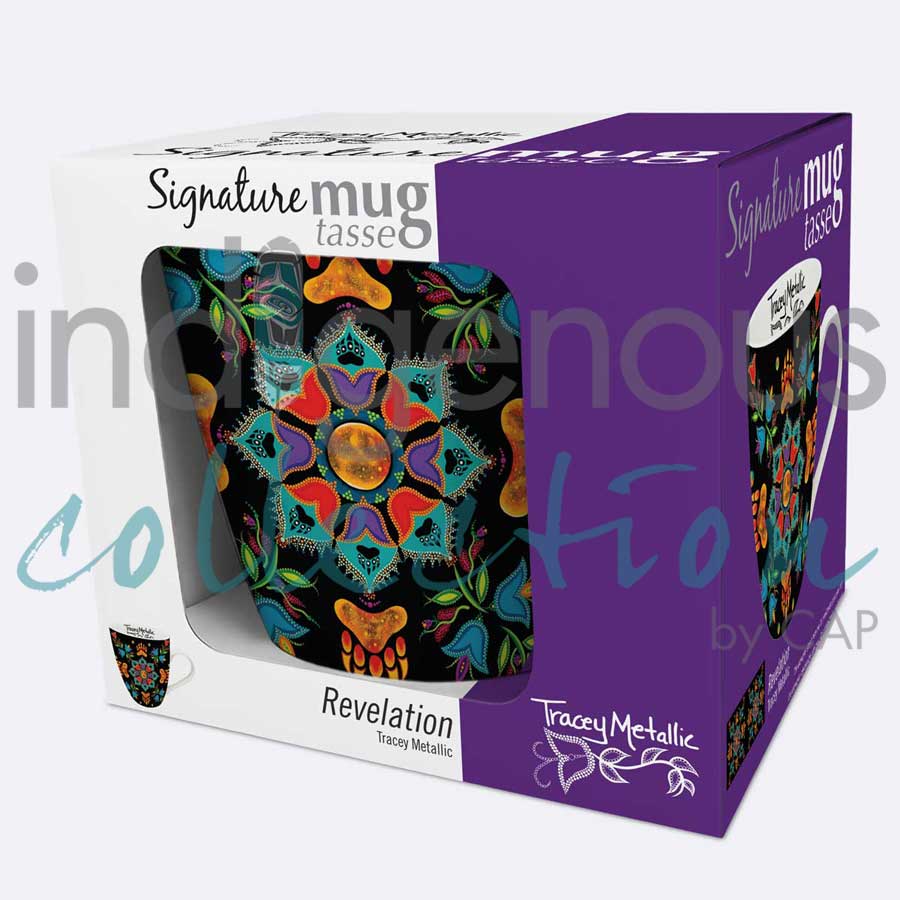 Revelation 18 oz. Signature Mug by artist Tracey Metallic