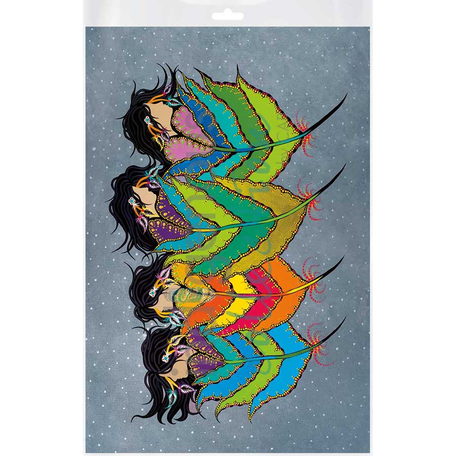 Sisterhood by artist Tracey Metallic - Mi'gmaq. Indigenous Collection