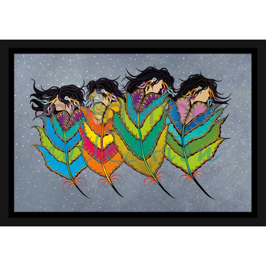 Sisterhood by artist Tracey Metallic - Mi'gmaq. Indigenous Collection