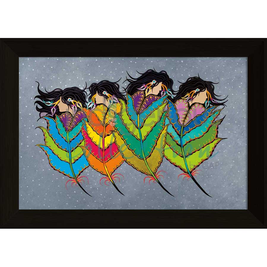 Sisterhood by artist Tracey Metallic - Mi'gmaq. Indigenous Collection