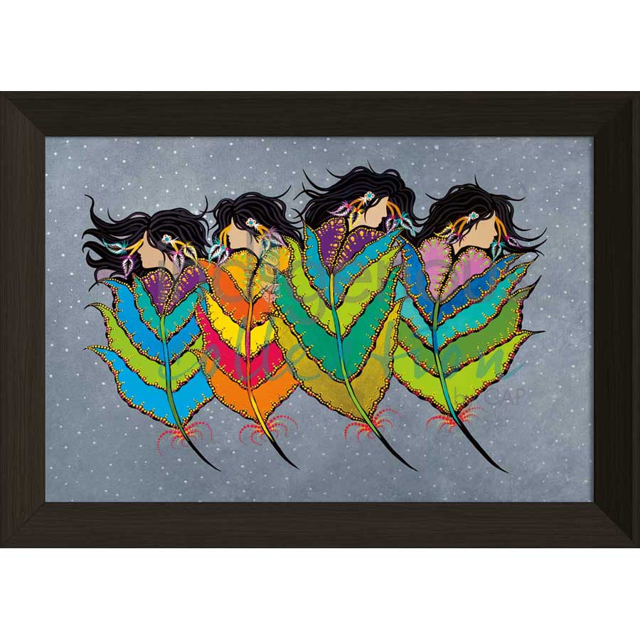 Sisterhood by artist Tracey Metallic - Mi'gmaq. Indigenous Collection