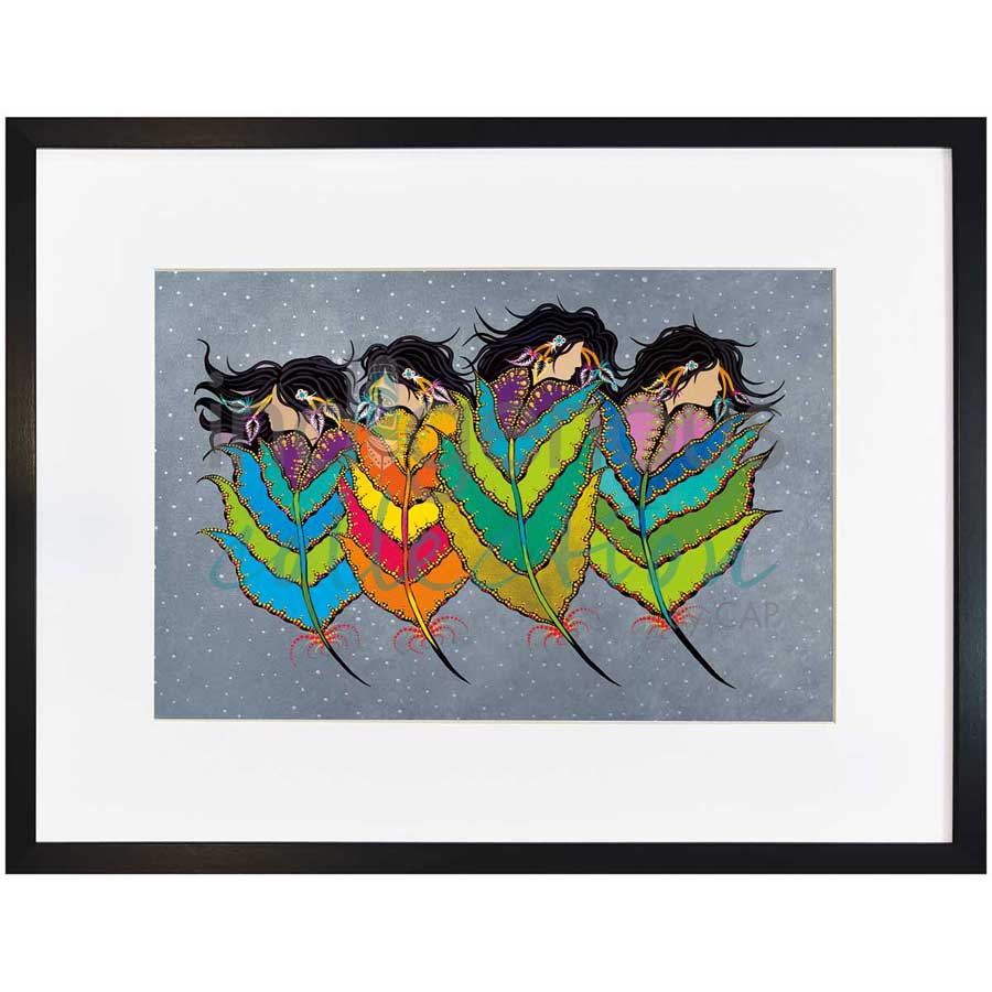 Sisterhood by artist Tracey Metallic - Mi'gmaq. Indigenous Collection