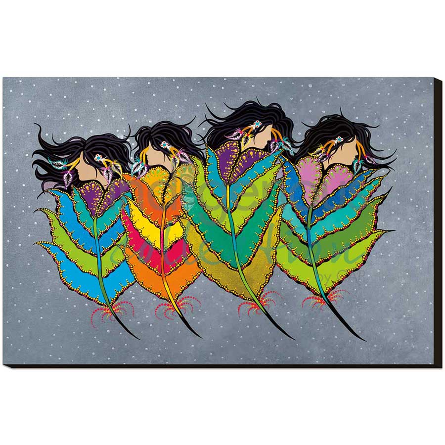 Sisterhood by artist Tracey Metallic - Mi'gmaq. Indigenous Collection