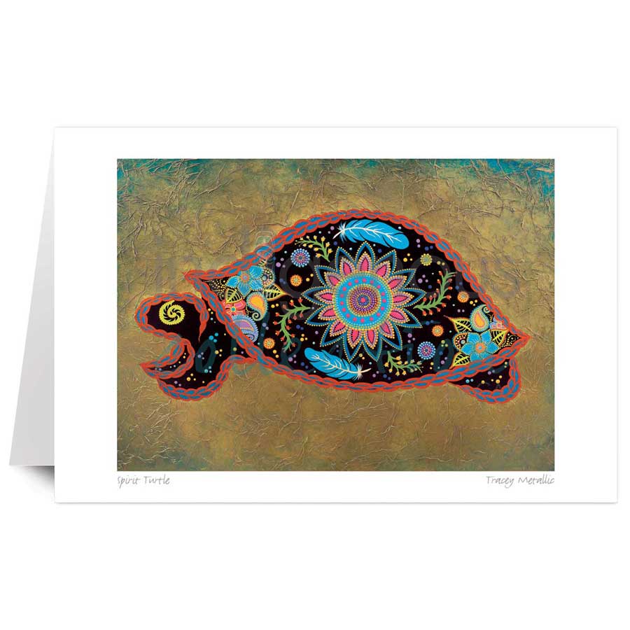 Spirit Turtle by artist Tracey Metallic