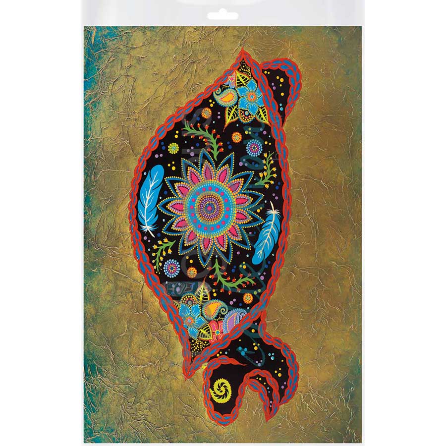 Spirit Turtle by artist Tracey Metallic - Mi'gmaq. Indigenous Collection