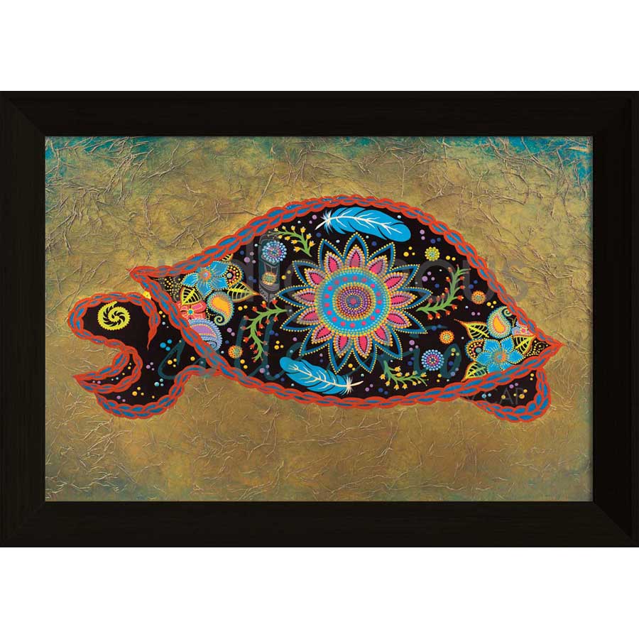 Spirit Turtle by artist Tracey Metallic - Mi'gmaq. Indigenous Collection