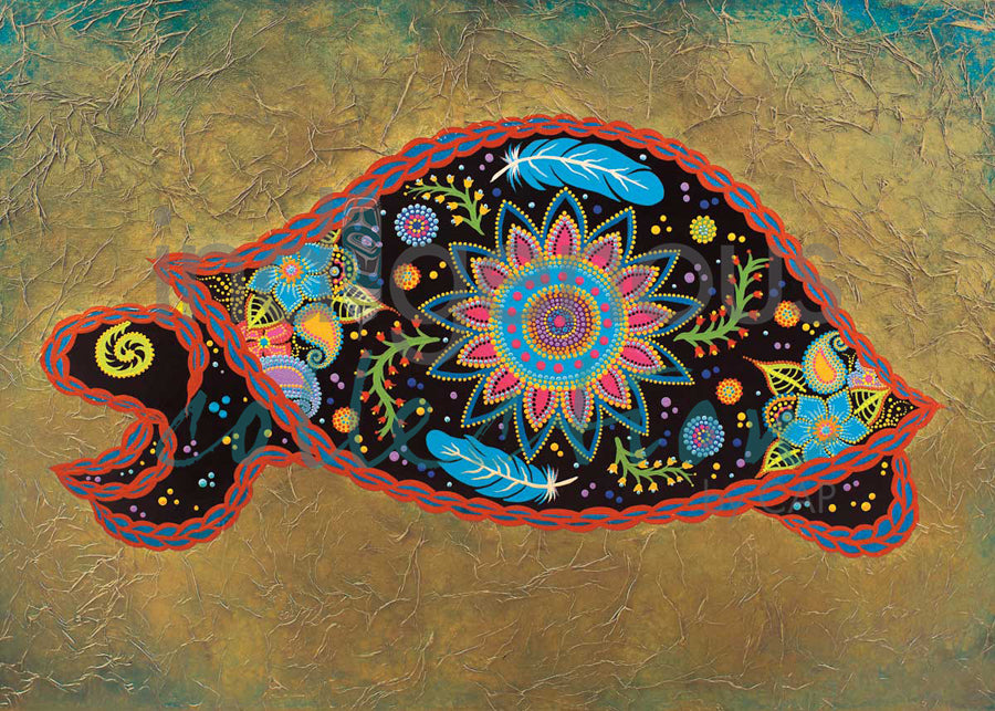 Spirit Turtle by artist Tracey Metallic