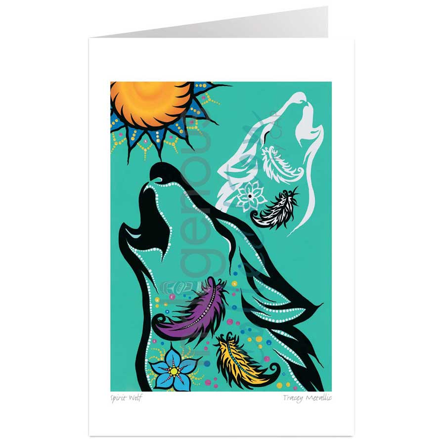 Spirit Wolf by artist Tracey Metallic