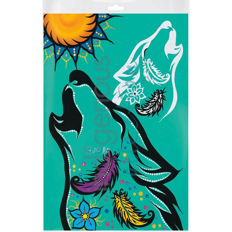 Spirit Wolf by artist Tracey Metallic - Mi'gmaq. Indigenous Collection