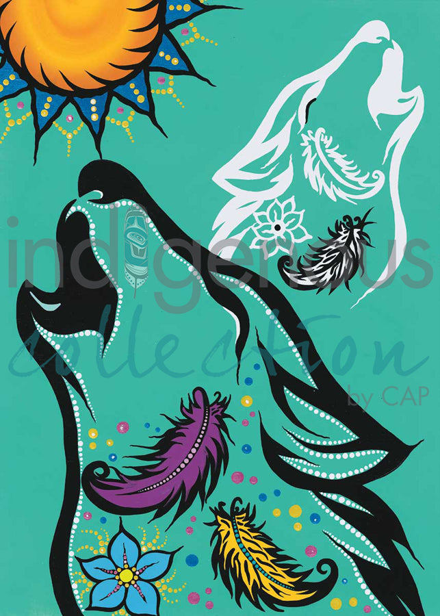 Spirit Wolf by artist Micqaela Jones