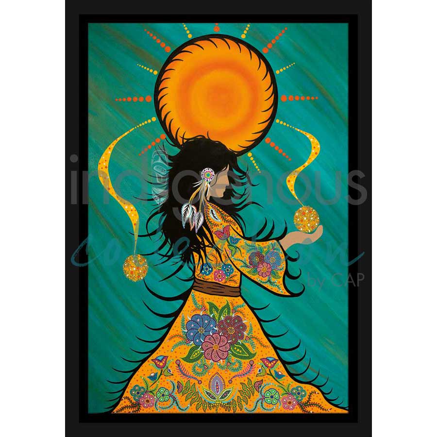 Sun Catcher by artist Tracey Metallic - Mi'gmaq. Indigenous Collection