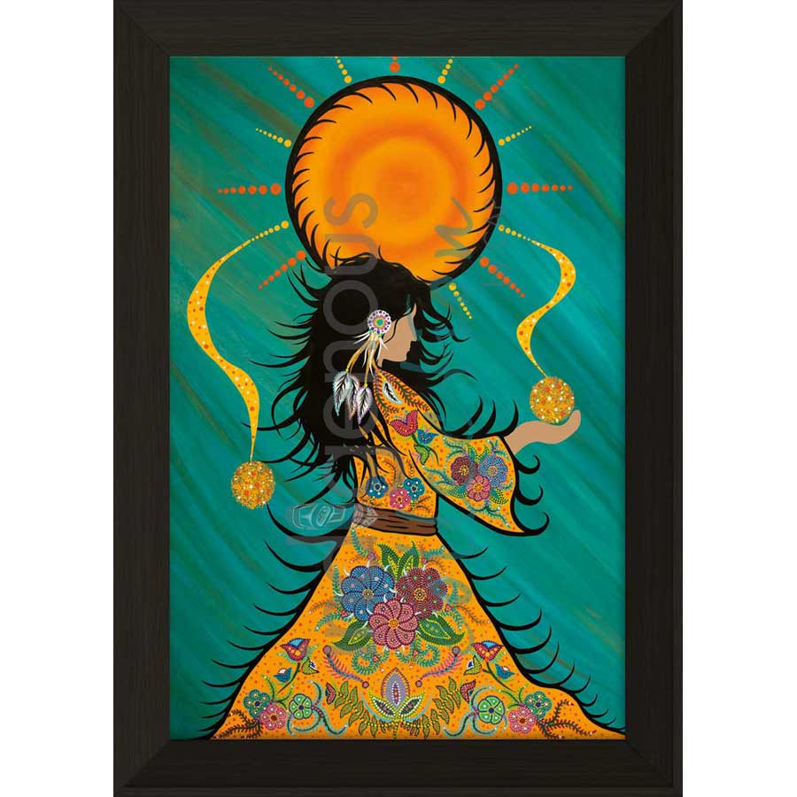 Sun Catcher by artist Tracey Metallic - Mi'gmaq. Indigenous Collection