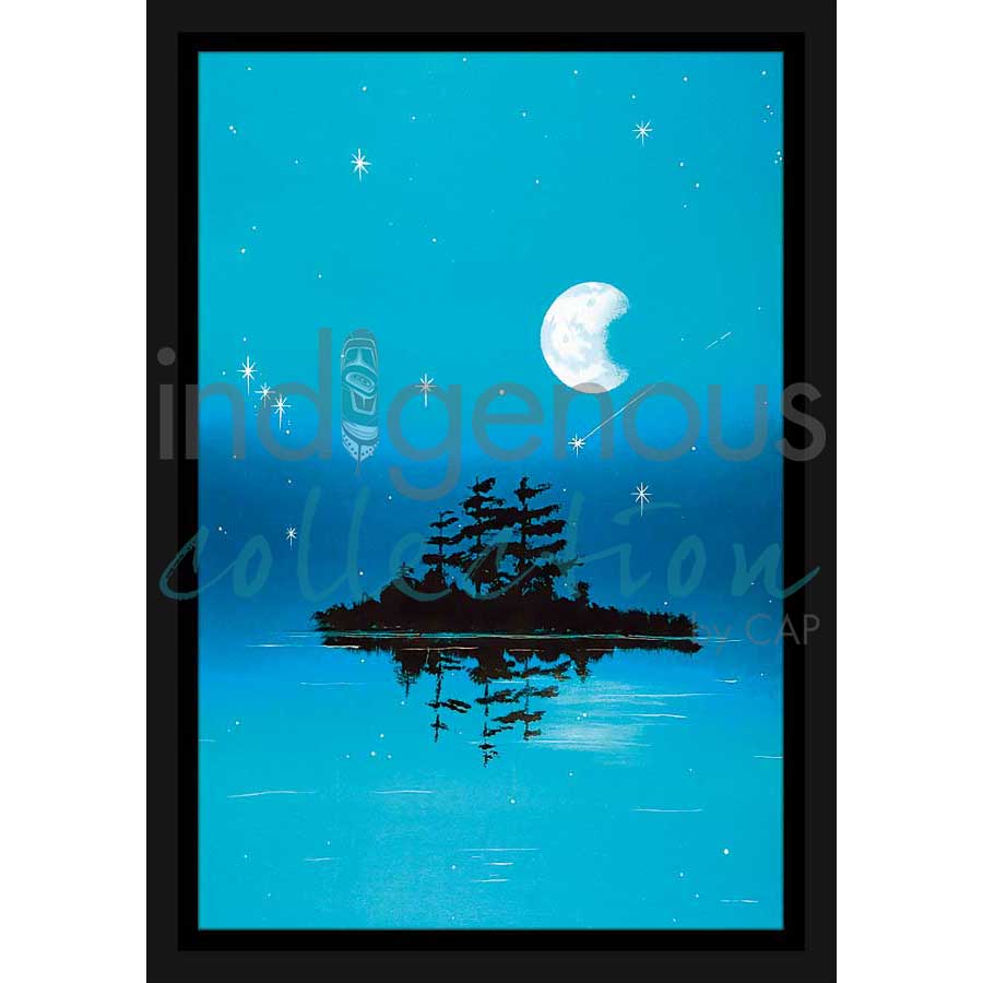 Little Christian Island by artist William Monague - Ojibway. Indigenous Collection