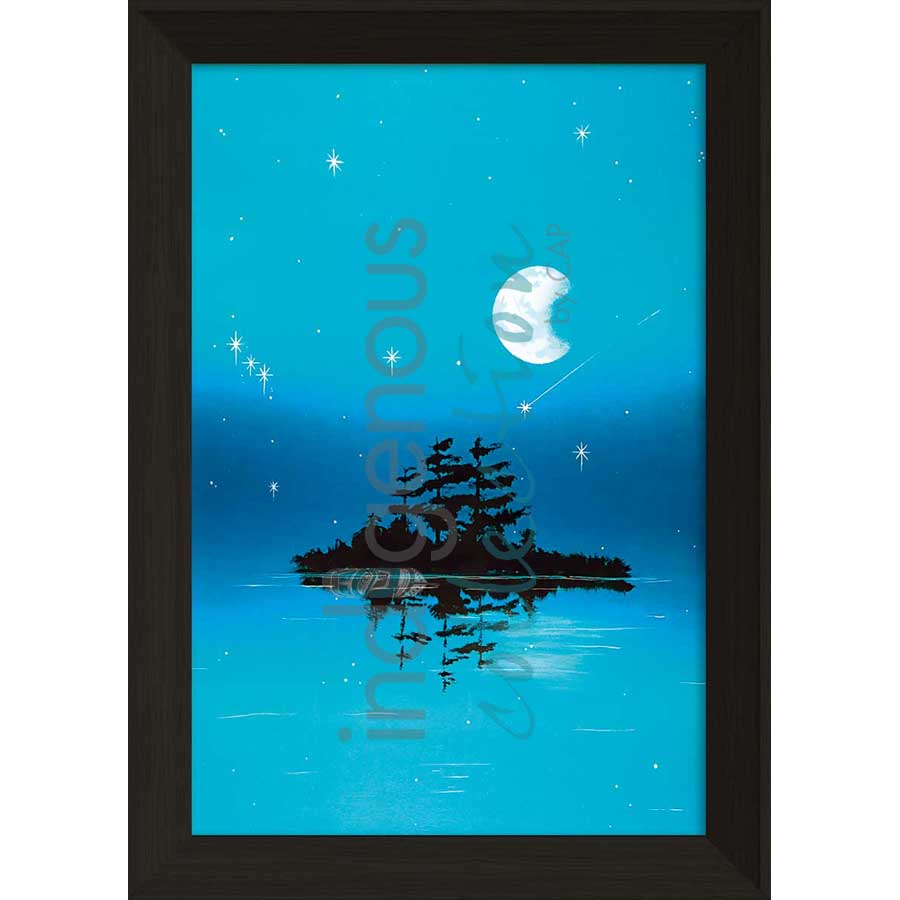 Little Christian Island by artist William Monague - Ojibway. Indigenous Collection