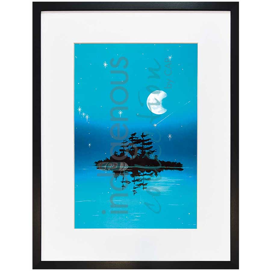Little Christian Island by artist William Monague - Ojibway. Indigenous Collection