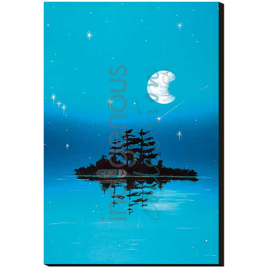 Little Christian Island by artist William Monague - Ojibway. Indigenous Collection