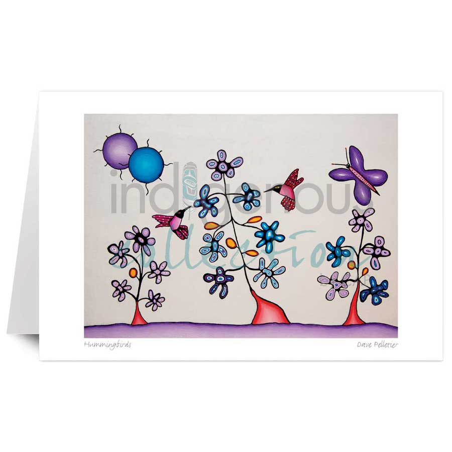 Hummingbirds by artist Dave Pelletier