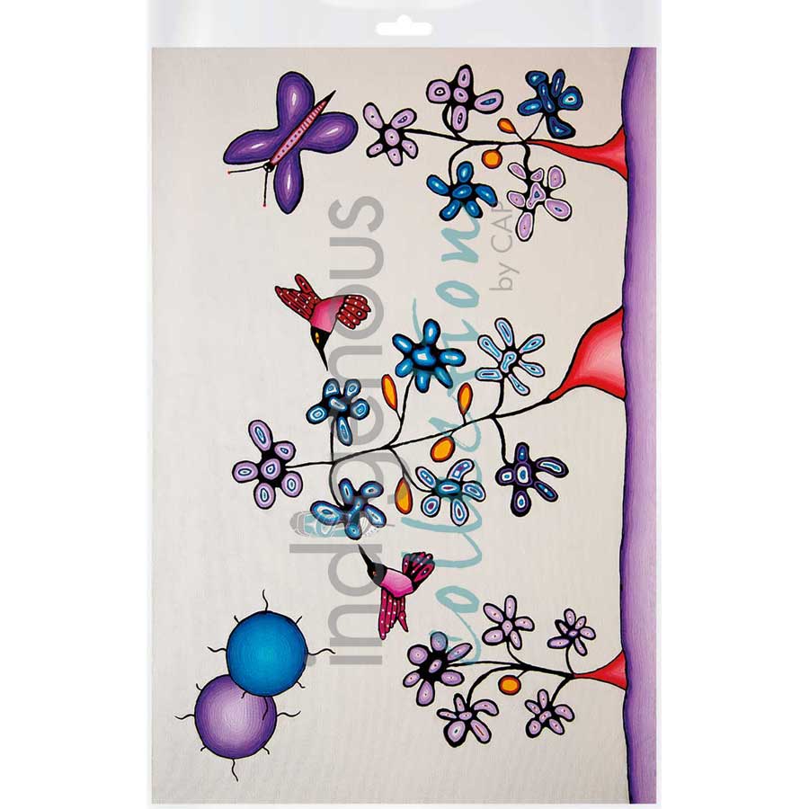 Hummingbirds by artist Dave Pelletier - Cree/Nakota. Indigenous Collection