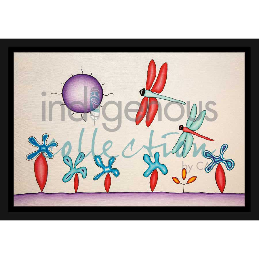 Dragonflies by artist Dave Pelletier - Cree/Nakota. Indigenous Collection