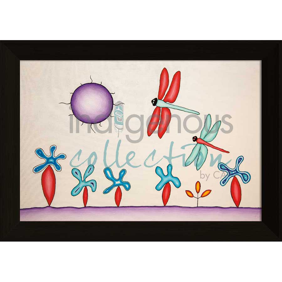 Dragonflies by artist Dave Pelletier - Cree/Nakota. Indigenous Collection