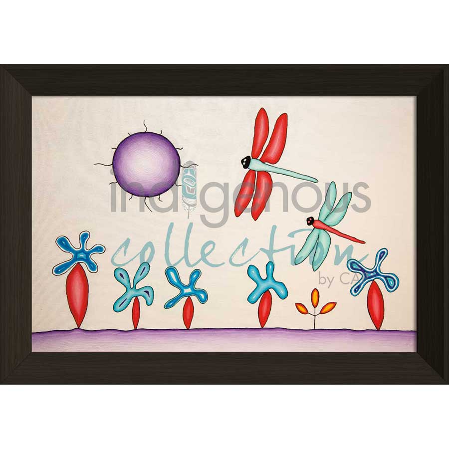 Dragonflies by artist Dave Pelletier - Cree/Nakota. Indigenous Collection