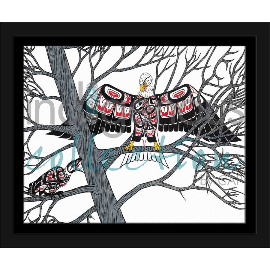 Screaming Eagle by artist Richard Shorty - Northern Tutchone. Indigenous Collection