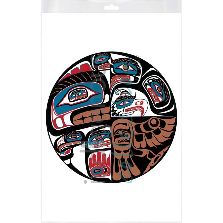 House of Whonnock by artist Sean Whonnock - Kwakwaka'wakw. Indigenous Collection