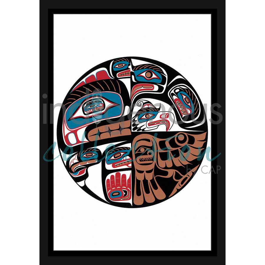 House of Whonnock by artist Sean Whonnock - Kwakwaka'wakw. Indigenous Collection