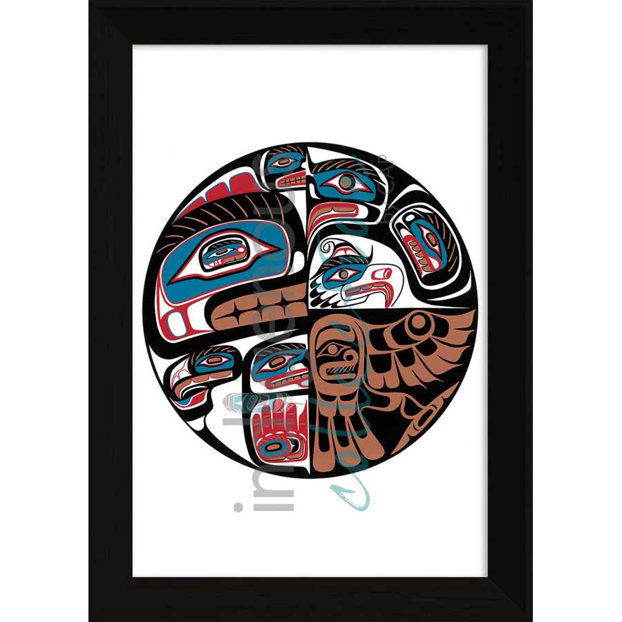 House of Whonnock by artist Sean Whonnock - Kwakwaka'wakw. Indigenous Collection