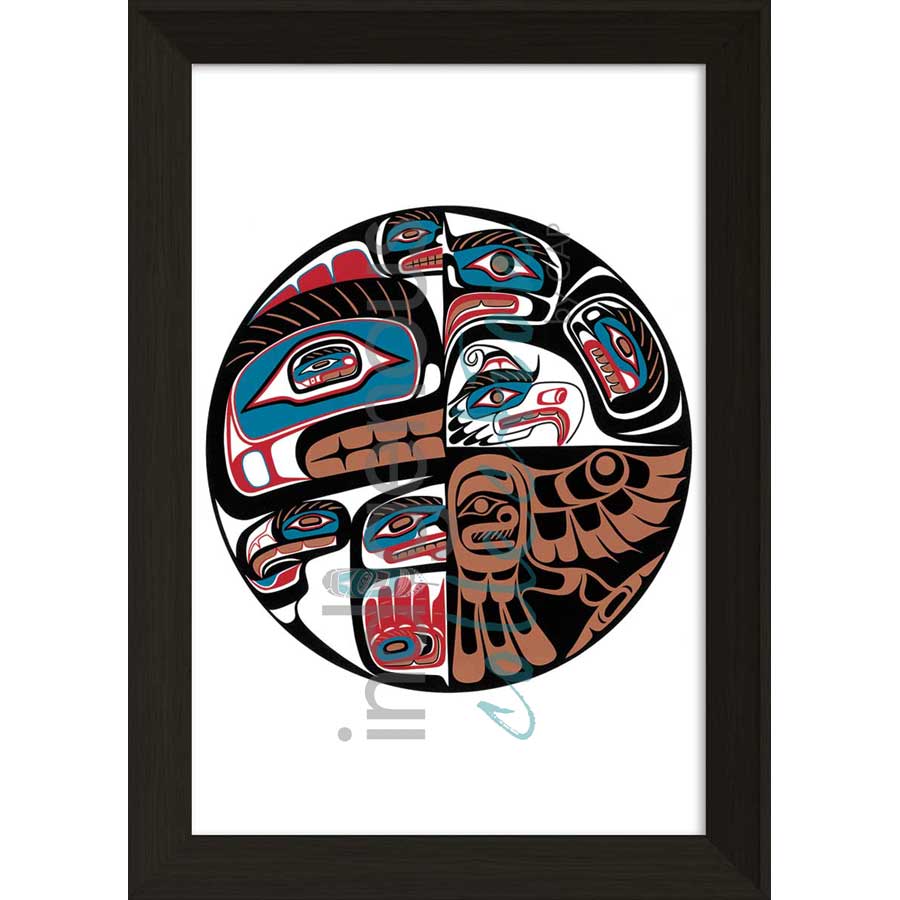 House of Whonnock by artist Sean Whonnock - Kwakwaka'wakw. Indigenous Collection