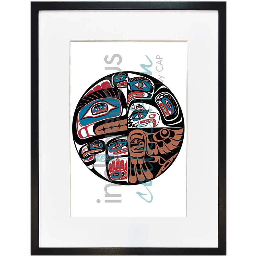 House of Whonnock by artist Sean Whonnock - Kwakwaka'wakw. Indigenous Collection