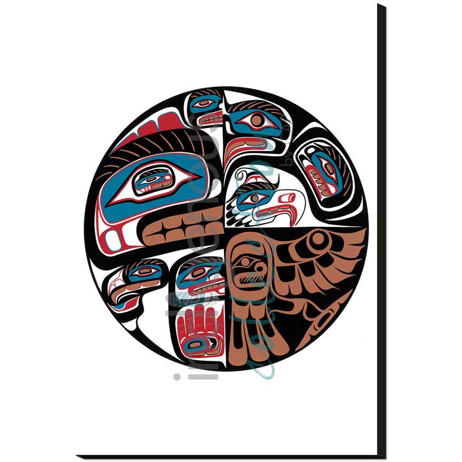 House of Whonnock by artist Sean Whonnock - Kwakwaka'wakw. Indigenous Collection
