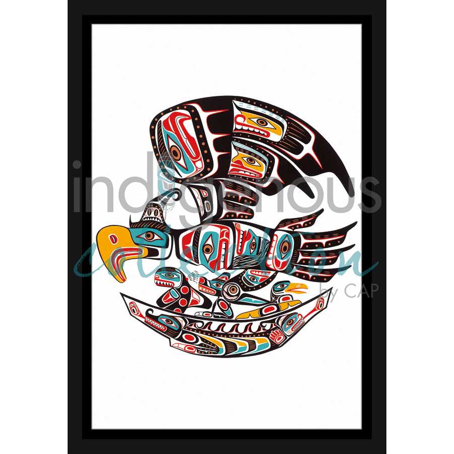 The Many Faces of Whonnock by artist Sean Whonnock - Kwakwaka'wakw. Indigenous Collection