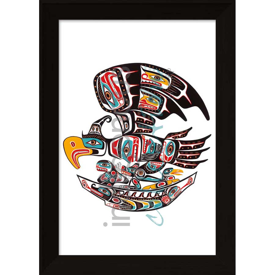 The Many Faces of Whonnock by artist Sean Whonnock - Kwakwaka'wakw. Indigenous Collection