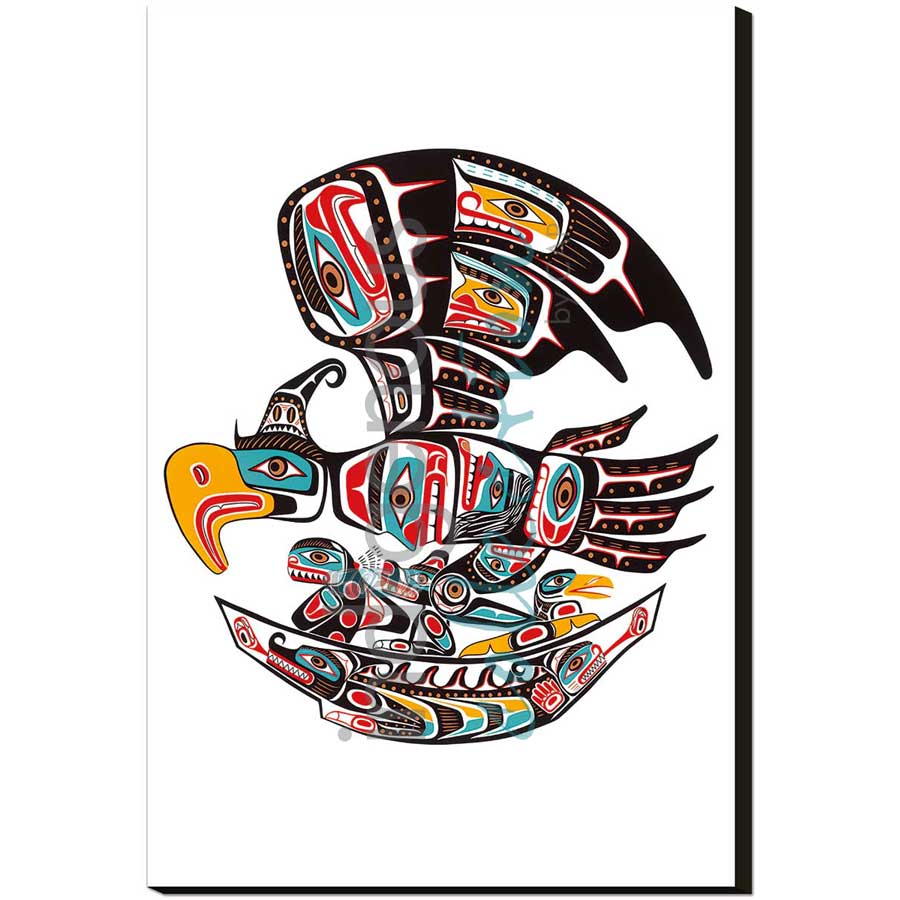 The Many Faces of Whonnock by artist Sean Whonnock - Kwakwaka'wakw. Indigenous Collection