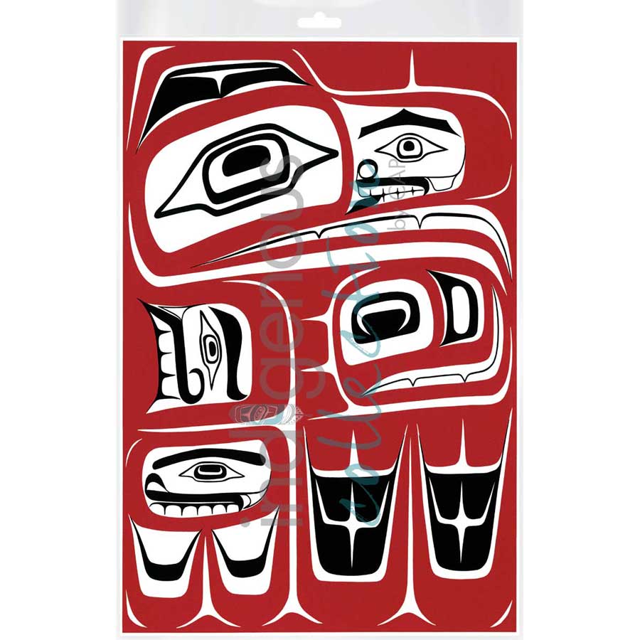 Seagull by artist Sean Whonnock - Kwakwaka'wakw. Indigenous Collection